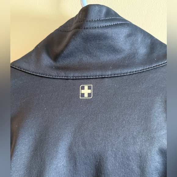 Swiss Tech Men's Full Zip Fleece Lined Medium Weight Jacket Sz M 22" PTP Blue - Picture 7 of 7